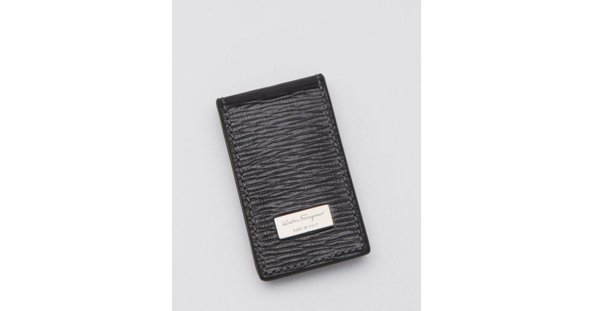 Ferragamo Men's Revival Money Clip in Black for Men Lyst