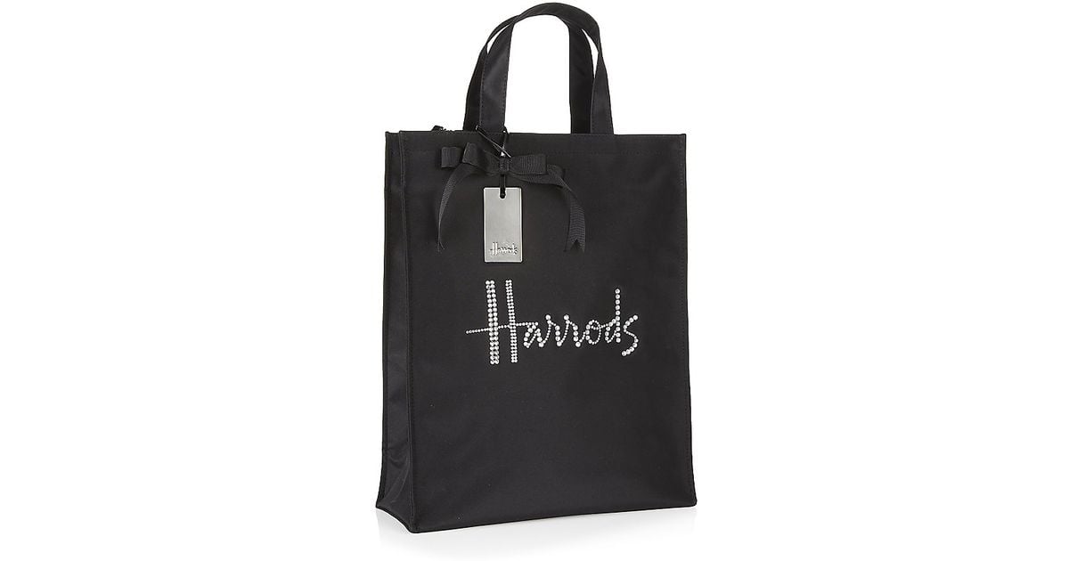 Harrods Swarovski Elements Signature Shopper in Black Lyst UK