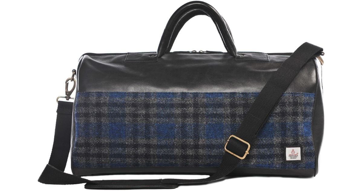 tweed holdall bag