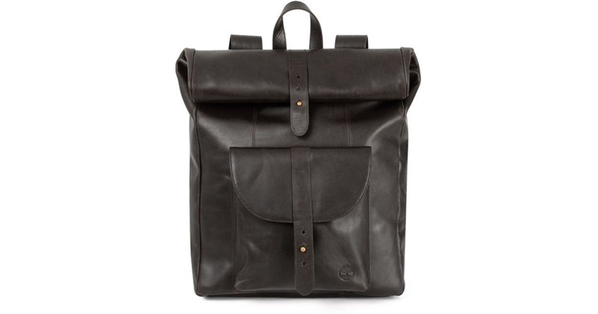 timberland mens leather backpack