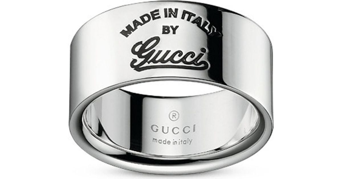 Gucci sterling 2024 silver rings
