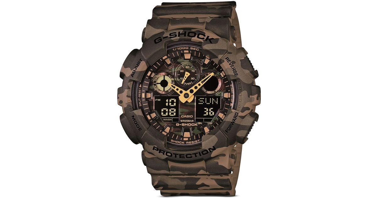 camouflage digital watch