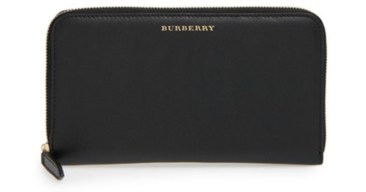 burberry zip around wallet