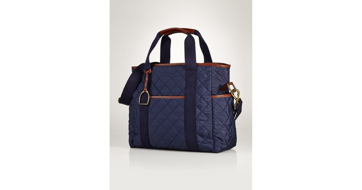 Ralph Lauren Diaper Bag in Blue | Lyst