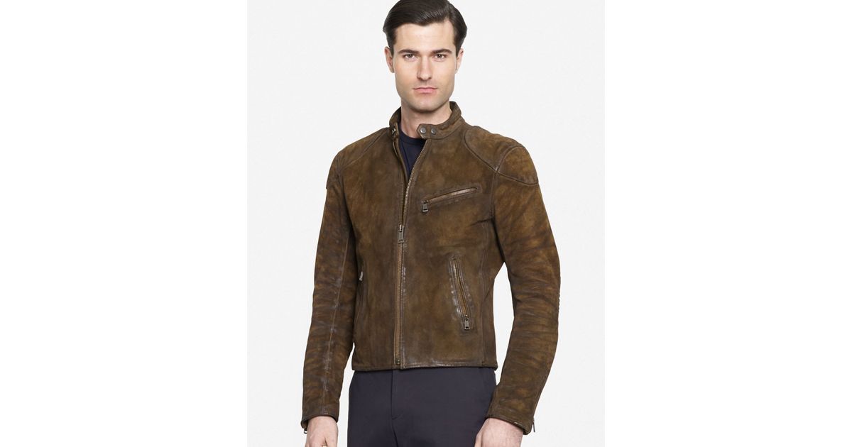 Ralph Lauren Brown Black Label Turbo Cafe Jacket For Men