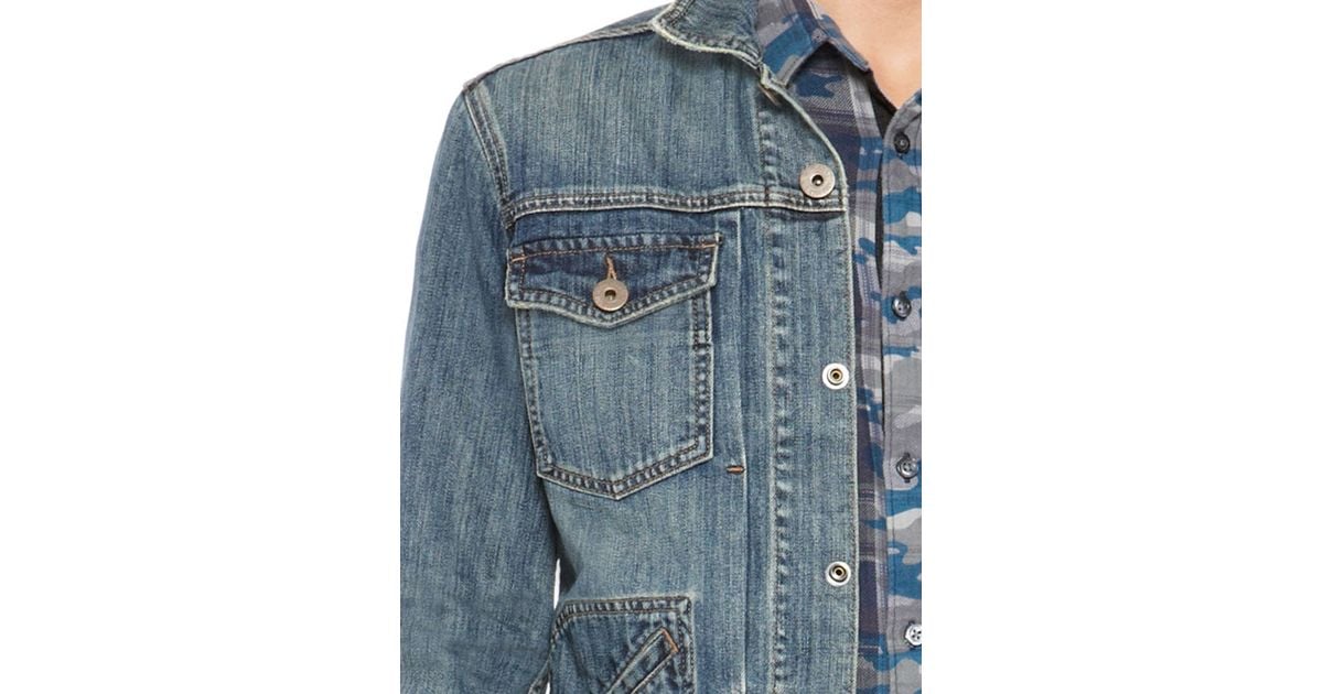 DKNY Jeans International Denim Jacket in Blue for Men Lyst