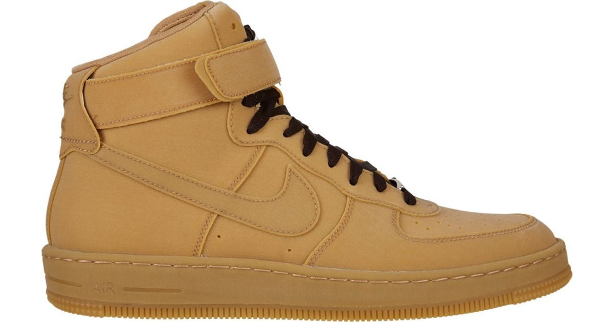 brown nikes high tops
