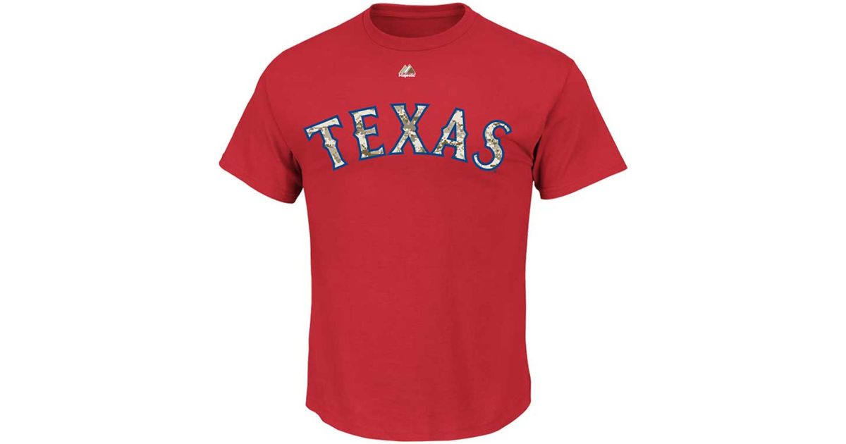 texas rangers camo shirt