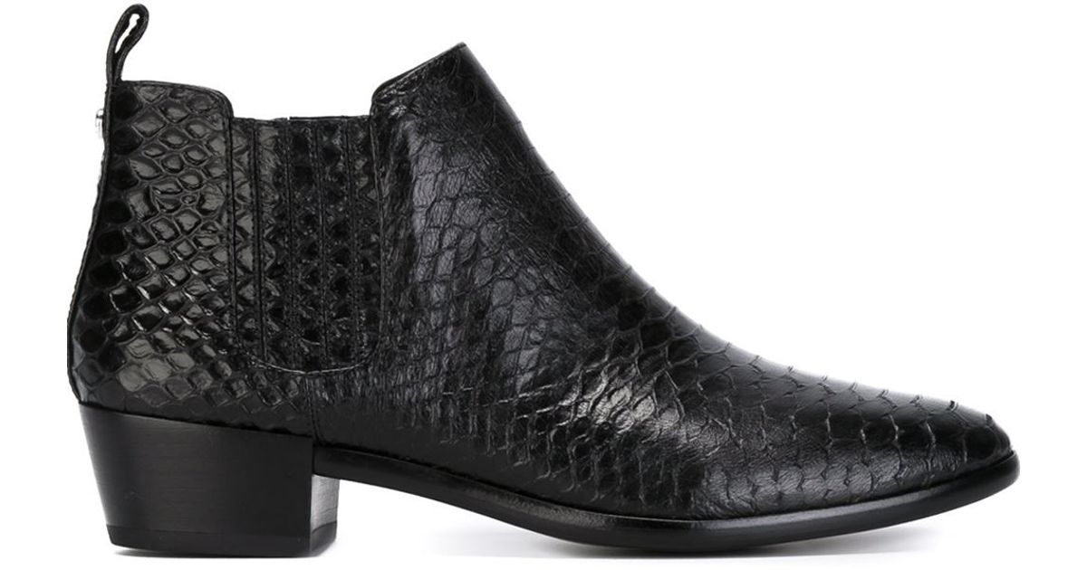 michael kors snakeskin boots