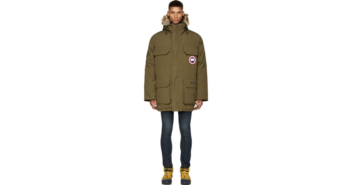 olive green canada goose jacket