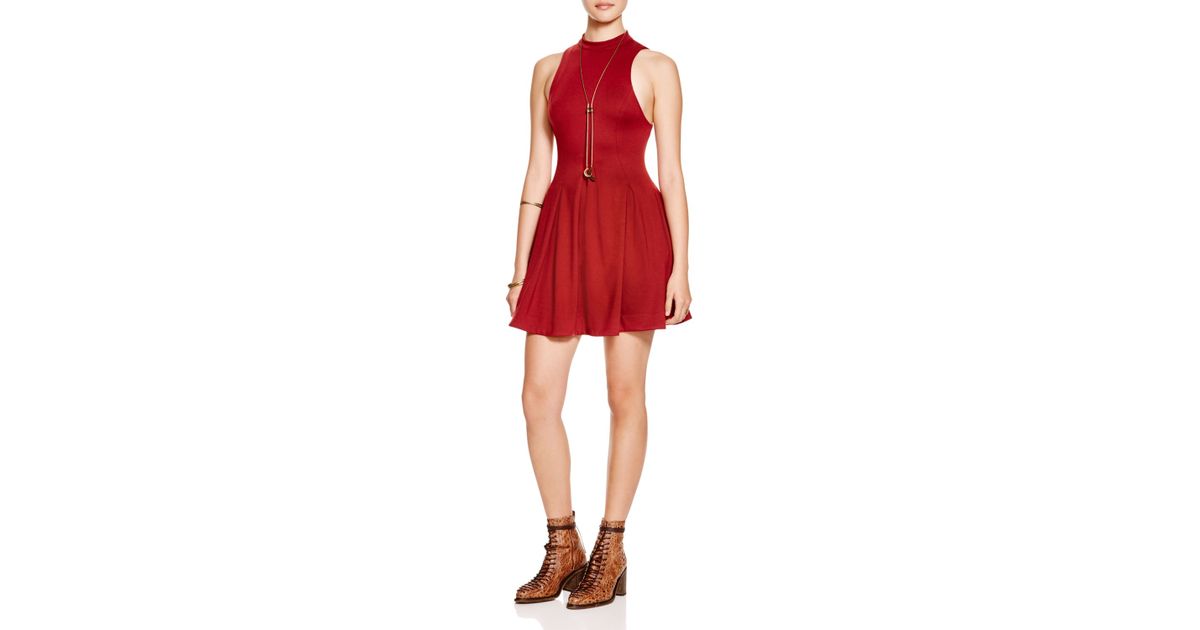 red cha cha dress