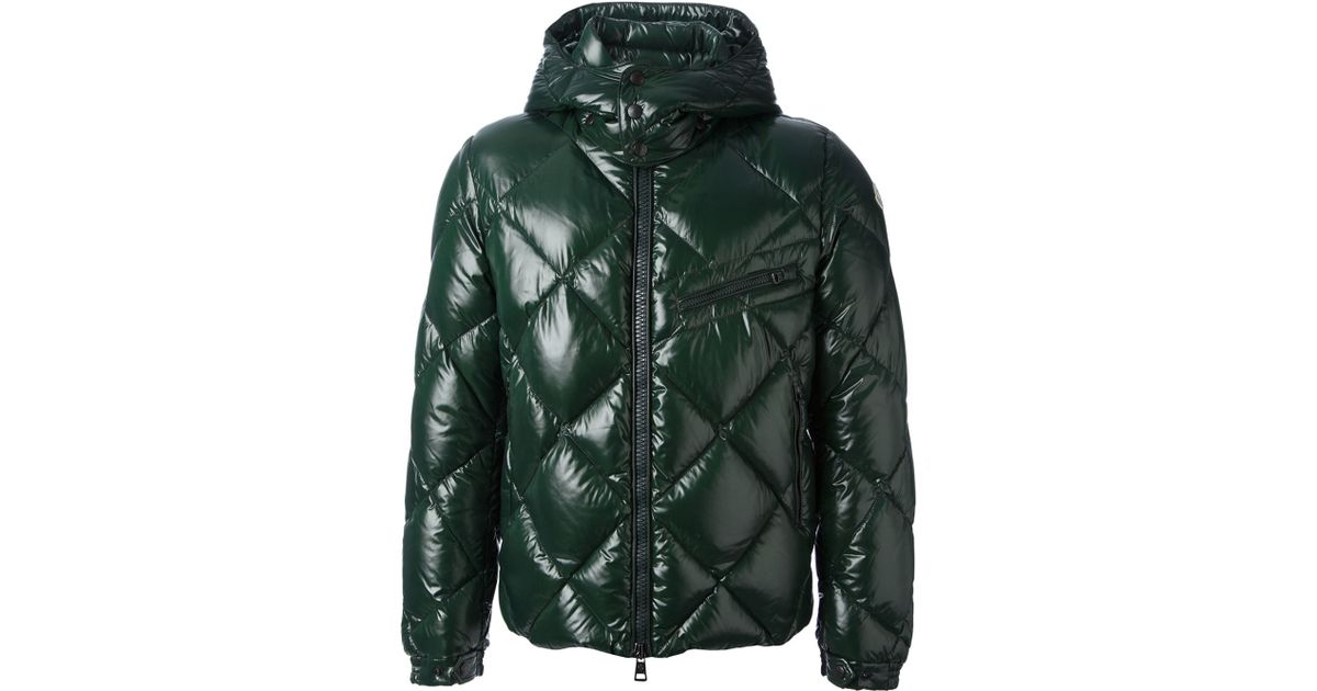 Moncler Newman Padded Jacket in Green for Men - Lyst