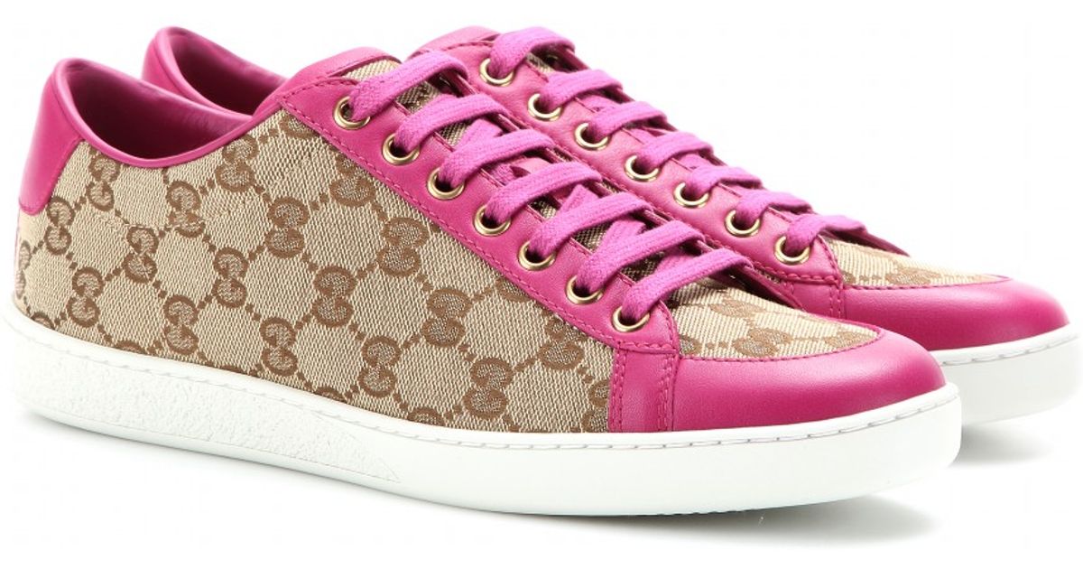 pink gucci trainers