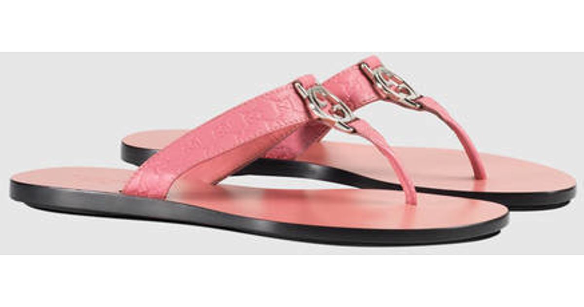 gucci gg thong sandals