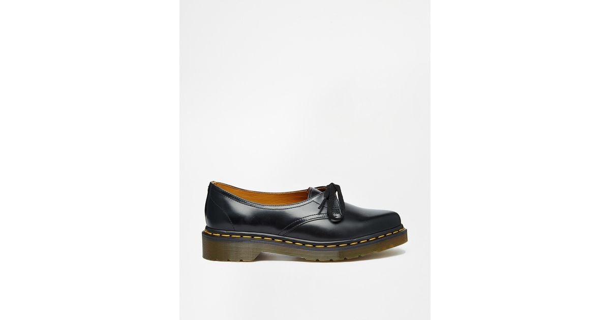 Dr. Martens Core Siano 1-eye Black Flat Shoes | Lyst