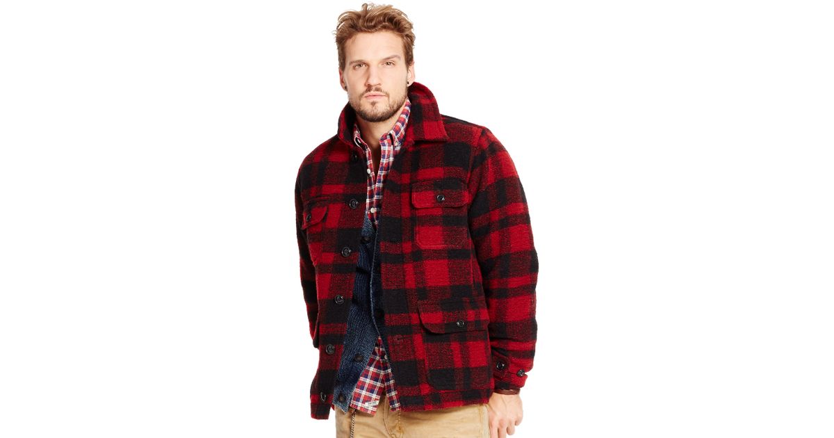 adirondack plaid wool jacket