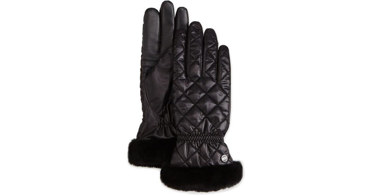 ugg quilted gloves ugg quilted gloves