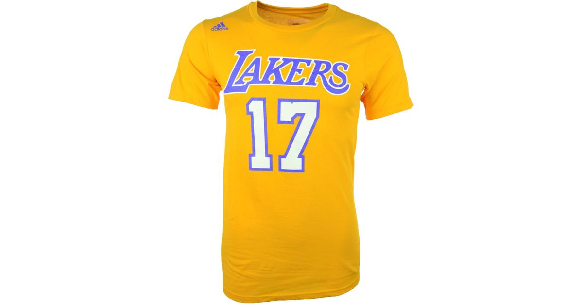 adidas lakers t shirt
