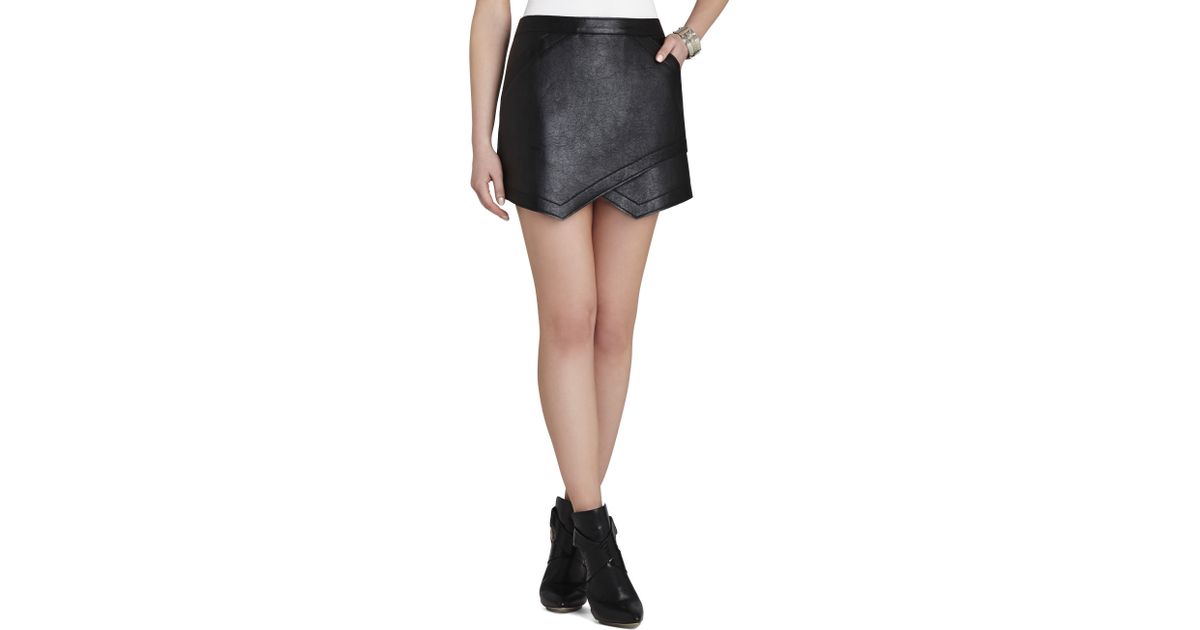 Bcbgmaxazria Owen Bonded Faux Leather Skirt In Black Lyst - Bcbgmaxazria Black Leather Skirt Bcbgmaxazria Owen Bonded Faux Leather Skirt In Black Lyst - Bcbgmaxazria Black Leather Skirt