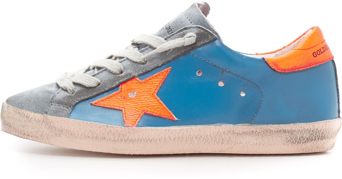 Orange and blue golden goose clearance