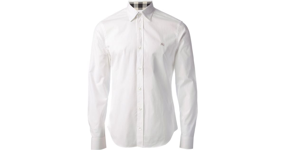 white shirt burberry