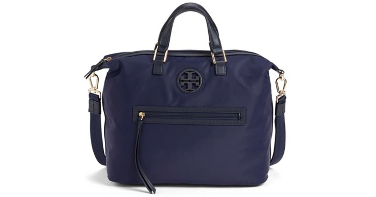tory burch nylon satchel