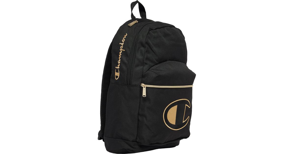 champion backpack mens gold