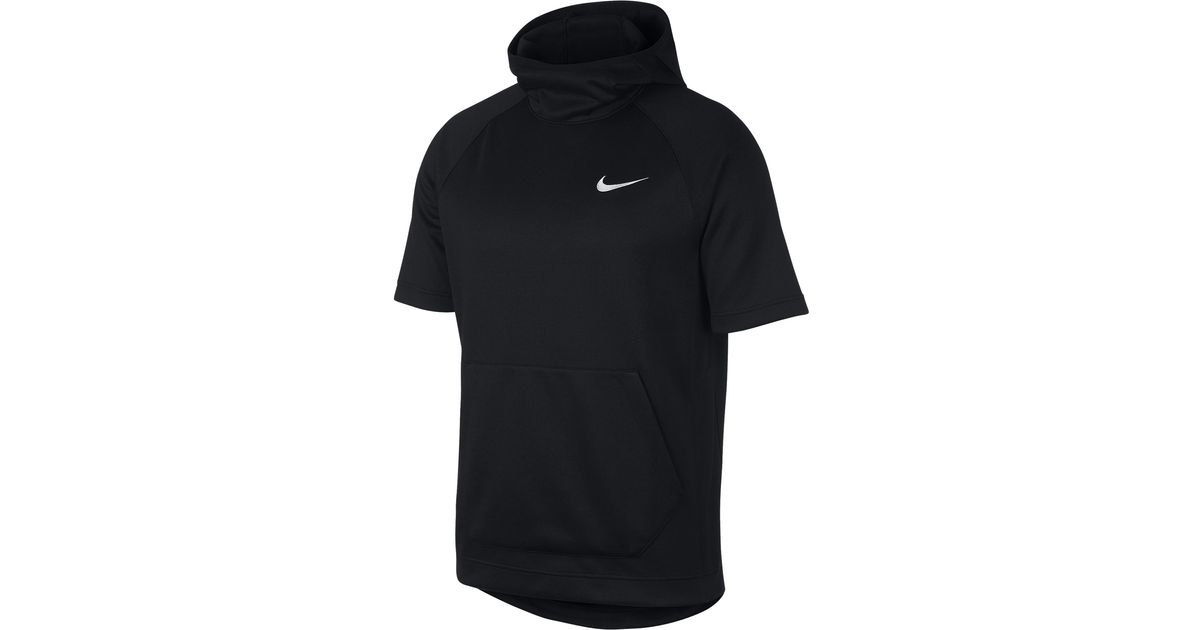 nike spotlight short sleeve hoodie