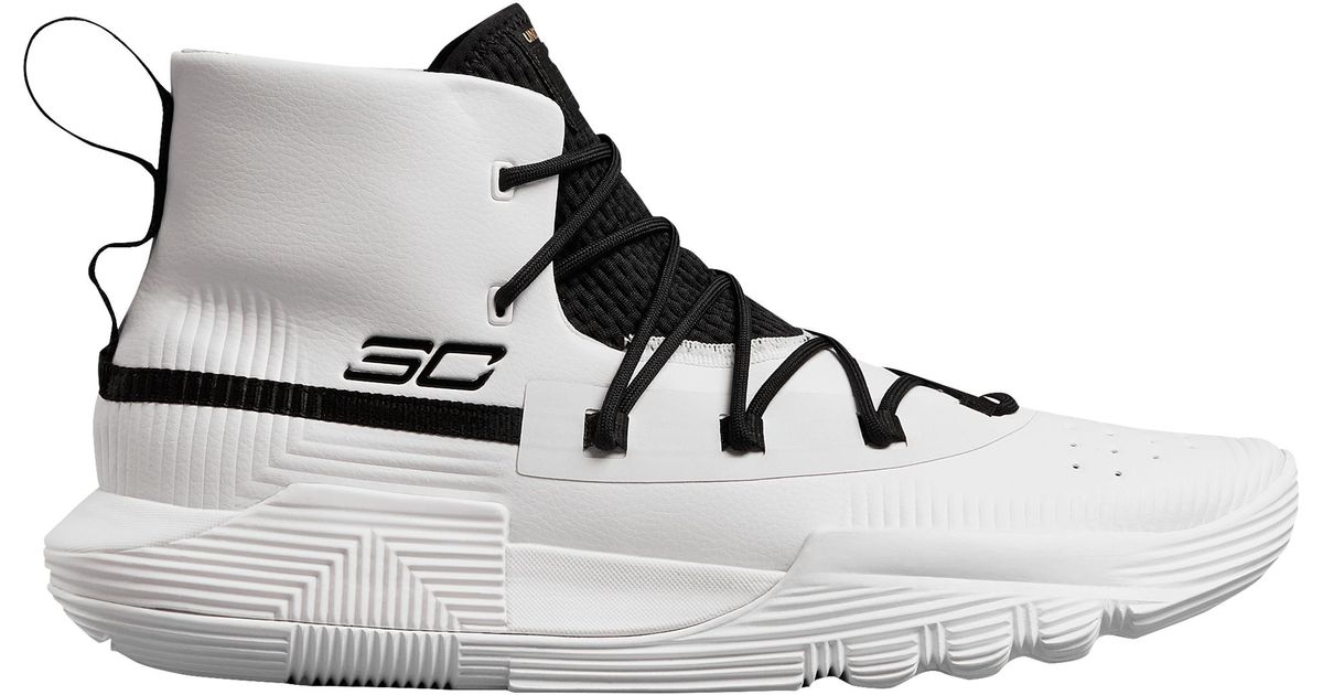 Under Armour Lace Stephen Curry Sc 3zero Ii in White/Black (Black) for Men  - Lyst