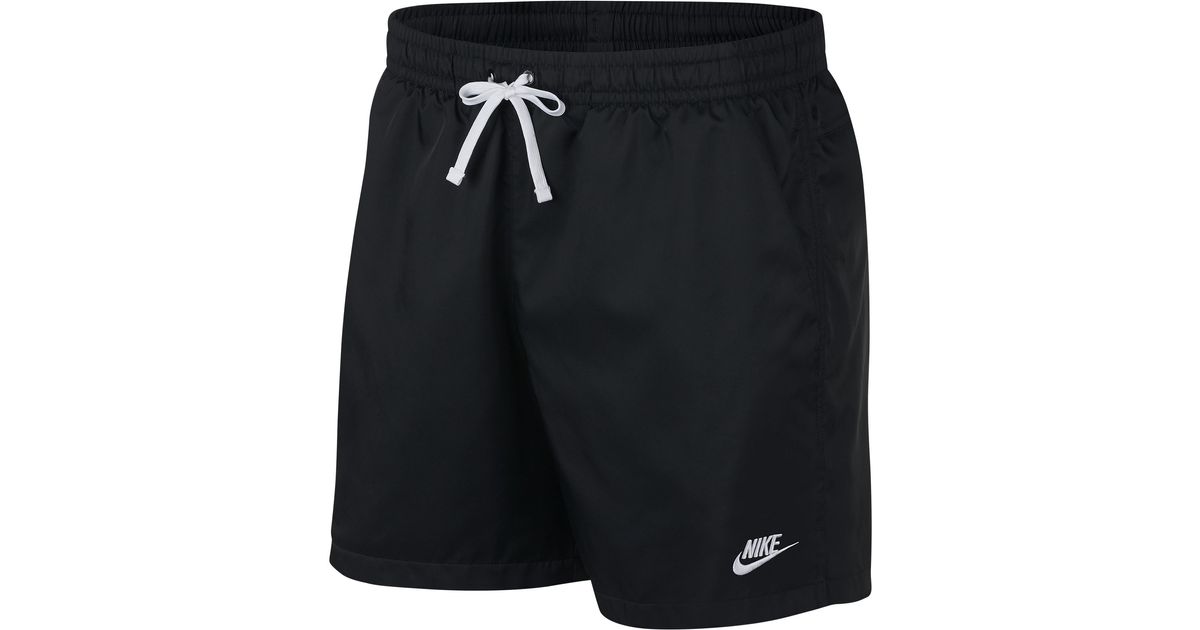nike club essentials woven flow shorts black