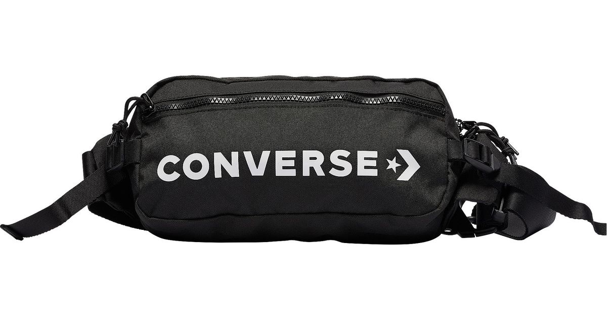 converse hip pack black