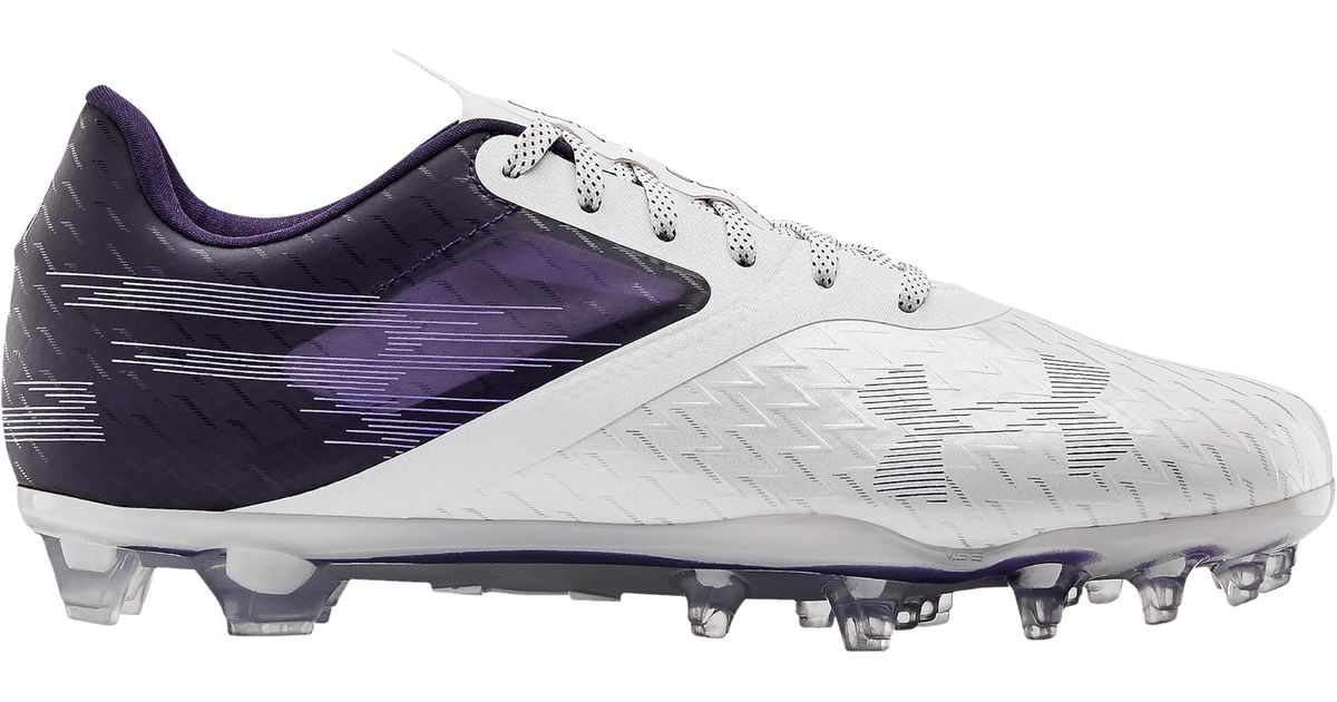 under armour cleats purple