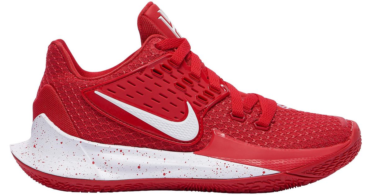 kyrie 2 low red and white