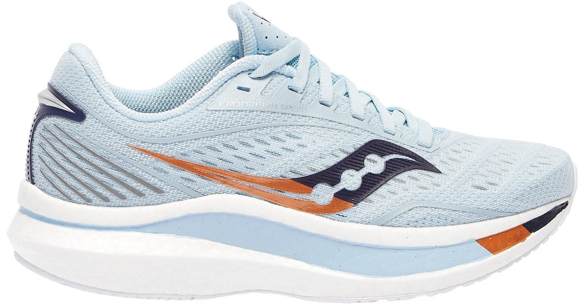 saucony endorphin speed navy citron