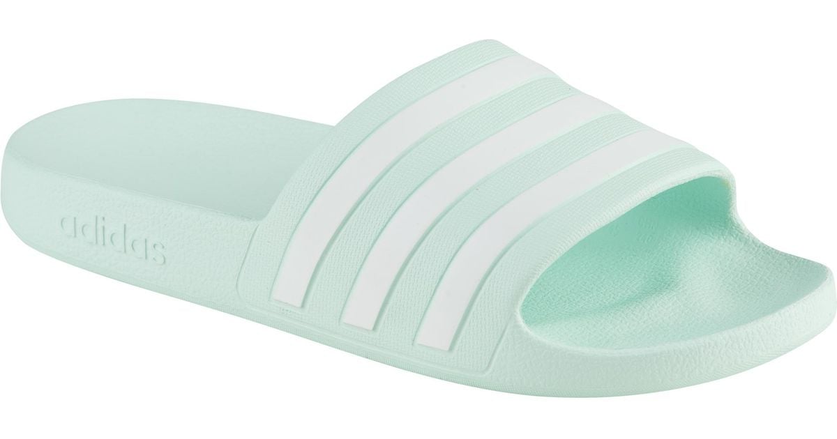 adilette slides ice mint