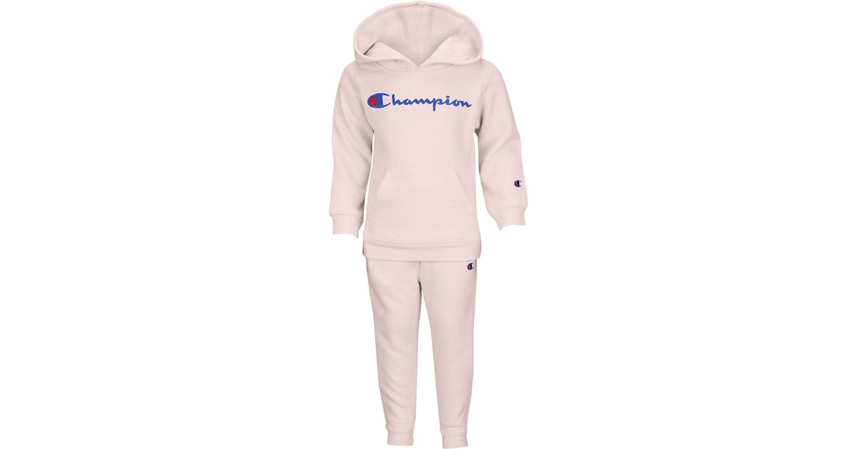 champion 2 piece hoodie and jogger set