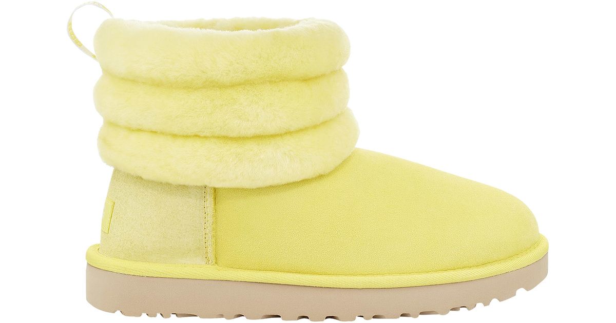 ugg fluff mini quilted bootie