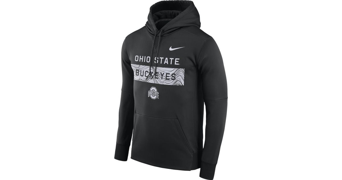 Nike Ohio State Buckeyes College Sideline Therma Coaches Hoodie in ...