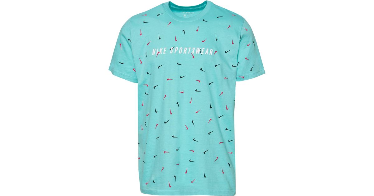 nike aqua t shirt