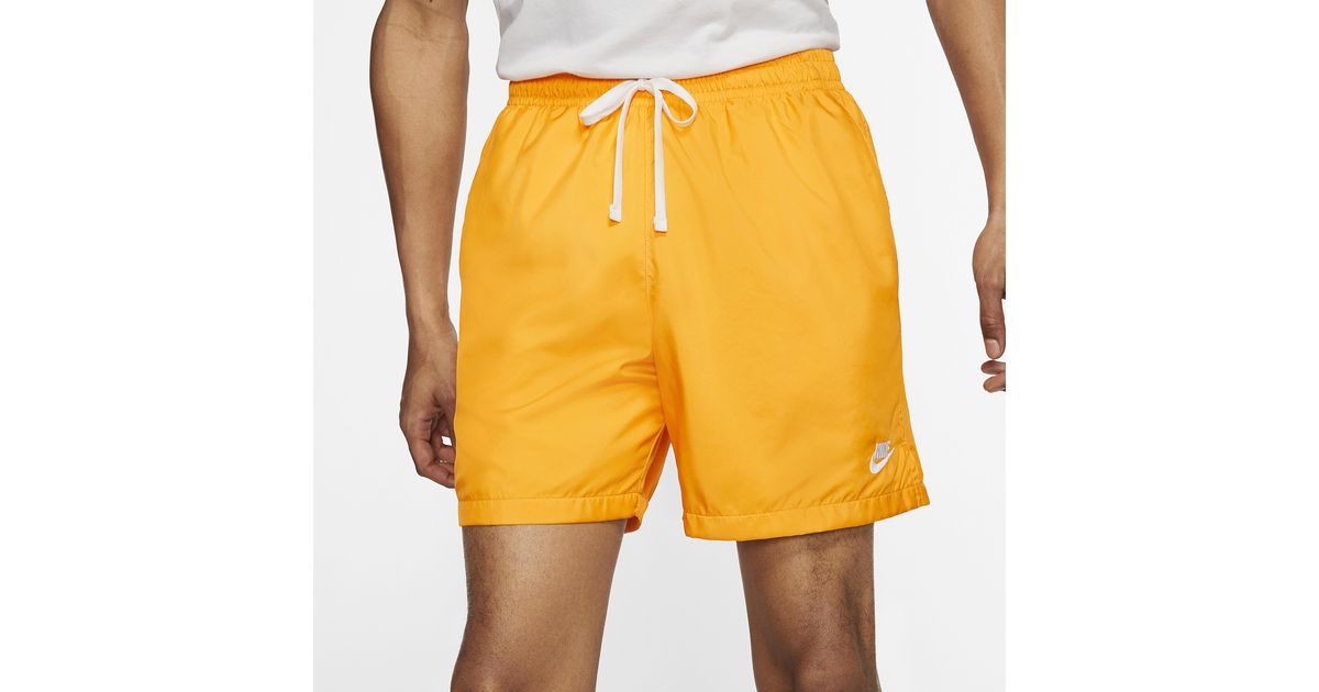 nike club essentials woven flow shorts pink