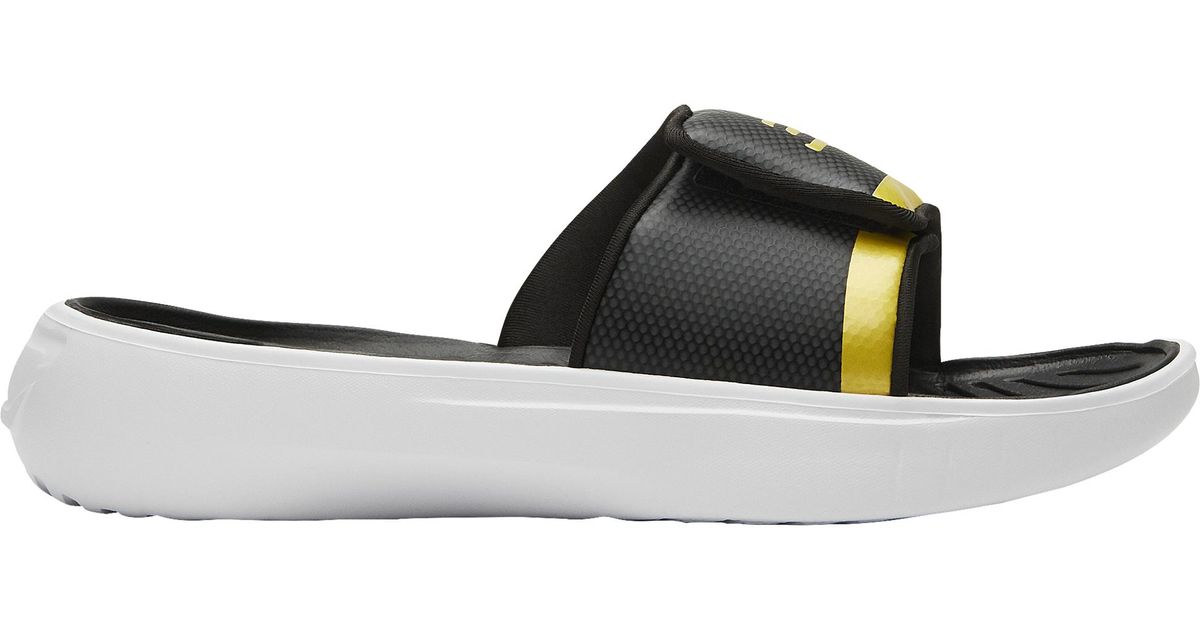 under armour curry slides