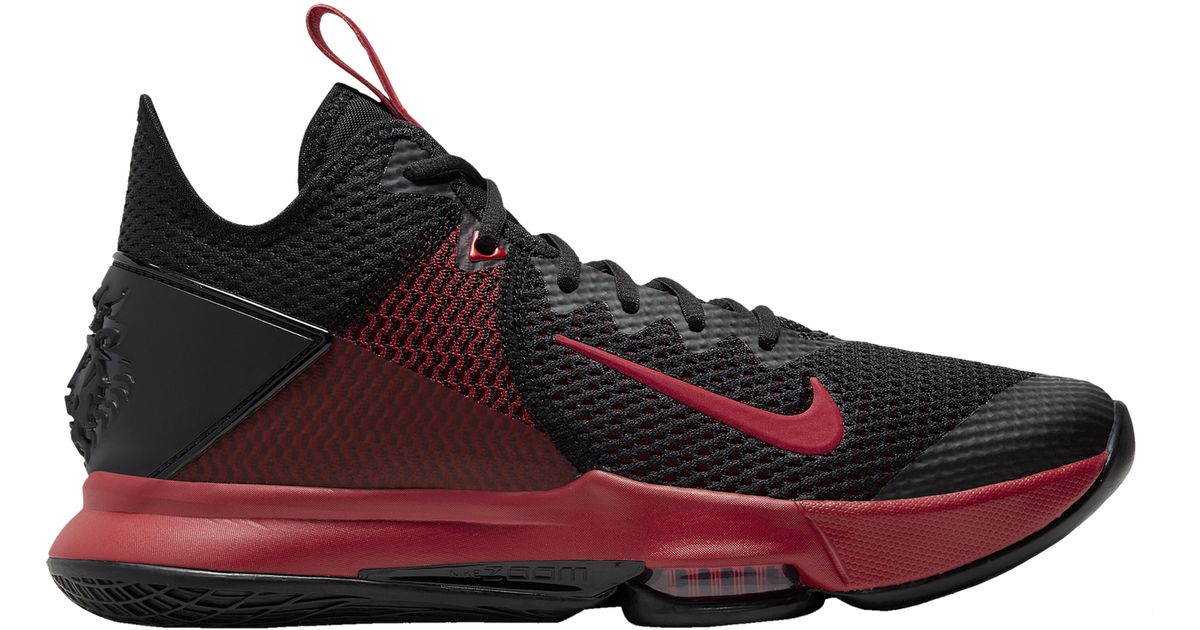 Nike Rubber Lebron Witness 4 in Red for Men - Lyst