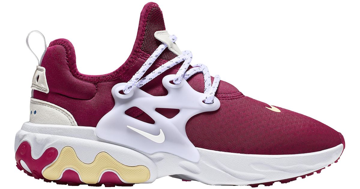 Nike React Presto Running Shoes in Red - Lyst