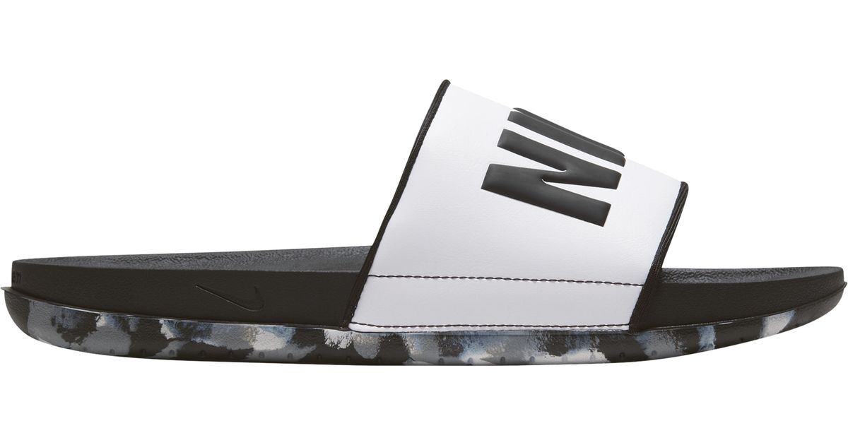 nike off court slide black