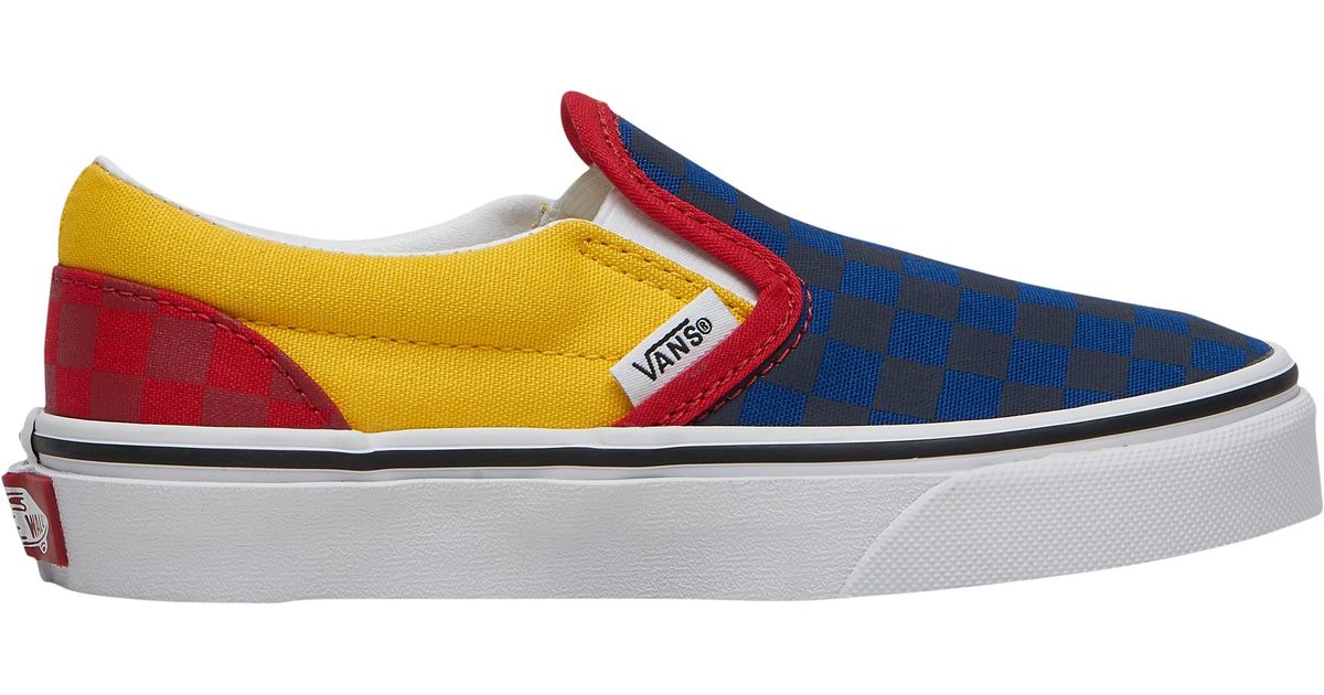 vans classic slip on yellow