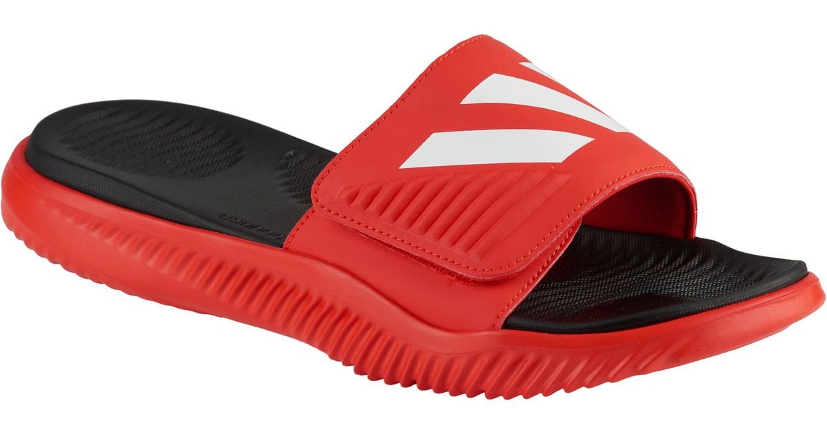 adidas alphabounce slides red