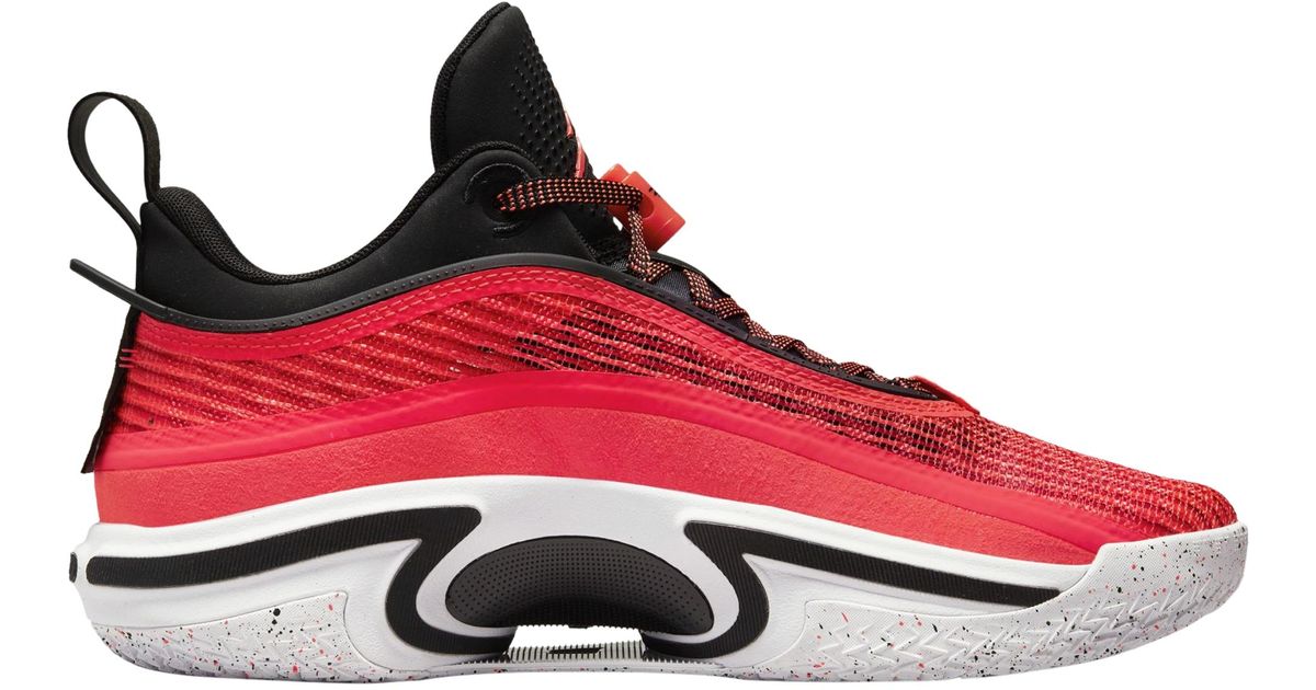 Nike Rubber Air Xxxvi Low in Black/White (Red) for Men | Lyst