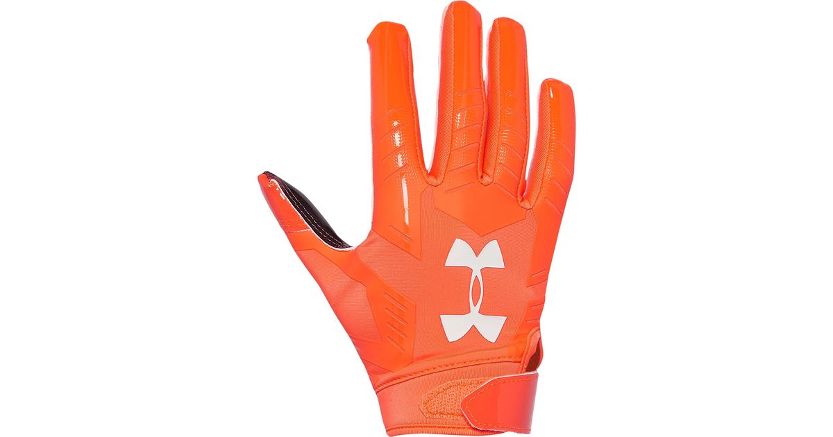 Under Armour Synthetic F6 Youth Le Receiver Gloves in Orange for Men - Lyst