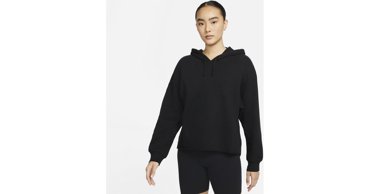 Nike Fleece Plus Tf Cozy Cover-up in Black - Lyst