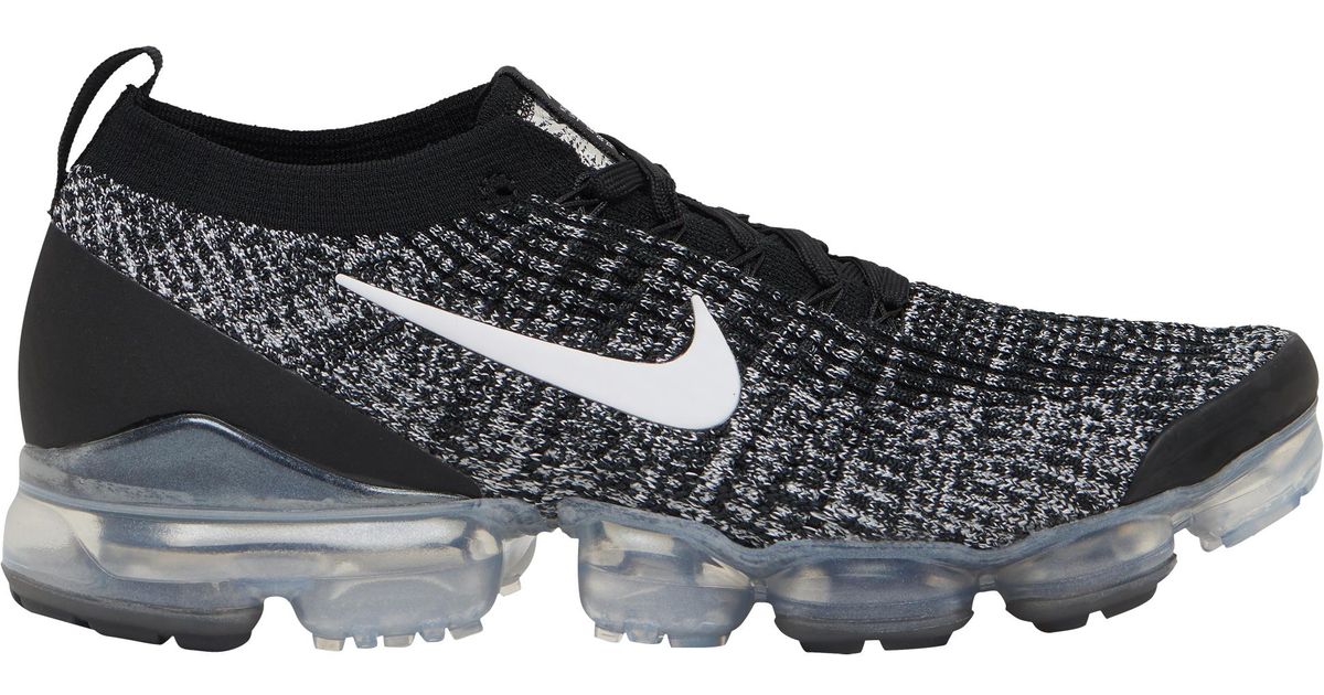 Nike Synthetic Air Vapormax Flyknit 3 Shoe in Black/White (Black) for Men - Lyst